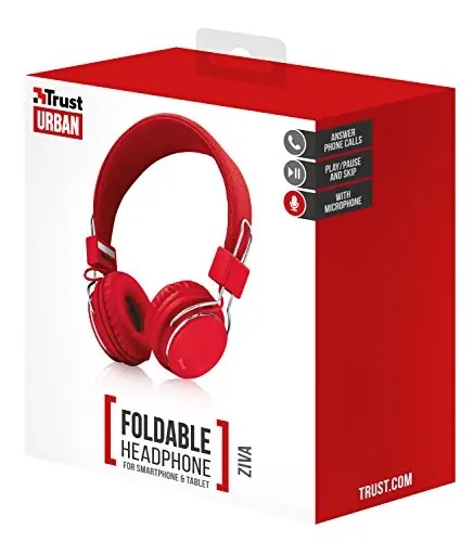 Trust Urban Foldable Headphones For Smartphone & Tablet