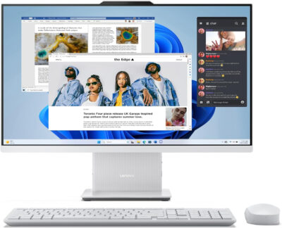 Lenovo IdeaCentre Computer desktop All-In-One, Display 27" FHD, AMD Ryzen 5 7535HS, 512GB SSD, RAM 16GB