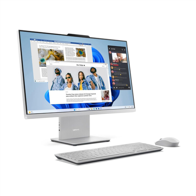 Lenovo IdeaCentre Computer desktop All-In-One, Display 27" FHD, AMD Ryzen 5 7535HS, 512GB SSD, RAM 16GB - Figura 3