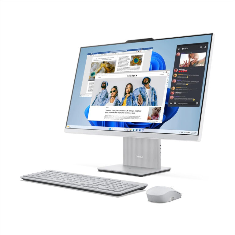 Lenovo IdeaCentre Computer desktop All-In-One, Display 27" FHD, AMD Ryzen 5 7535HS, 512GB SSD, RAM 16GB - Figura 4