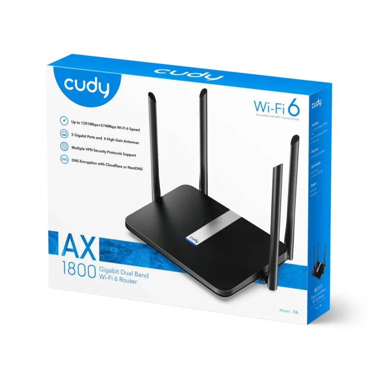 X6-AX1800 GIGABIT WI-FI 6 MESH ROUTER